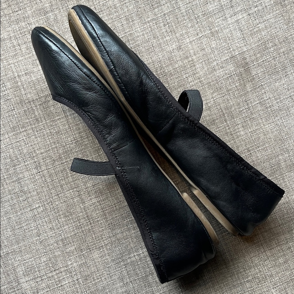 Lucky Brand Black Leather Ballet Flat Shoes 8.5 - Picture 4 of 9